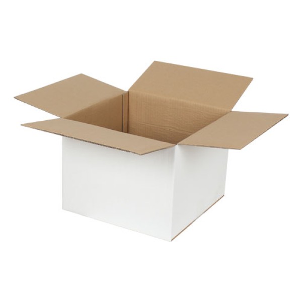 32x32x24,5cm Çift Oluklu Koli - Beyaz